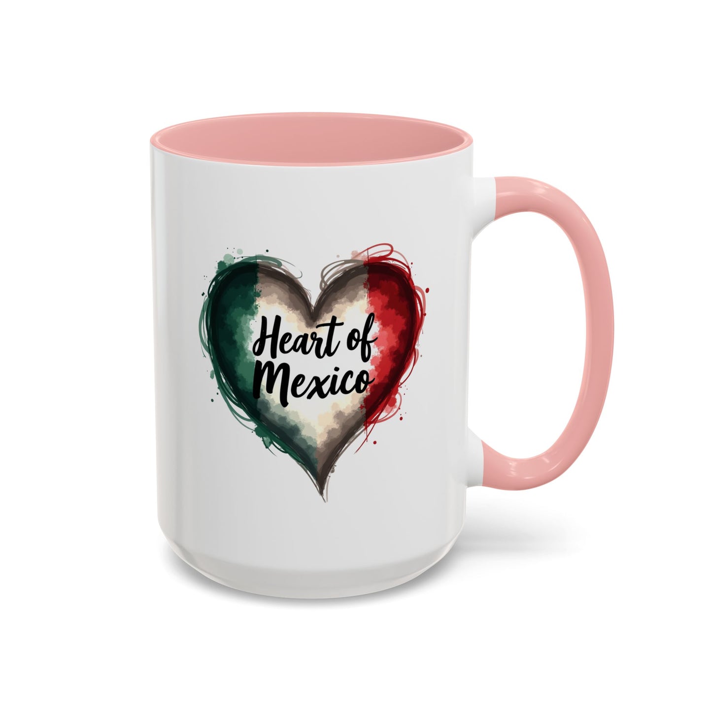 Heart of Mexico Coffee Mug, Hispanic Heritage Mug, Mexican Pride Gift, Immigrant Rights, Mexican Culture, Resistance Mug