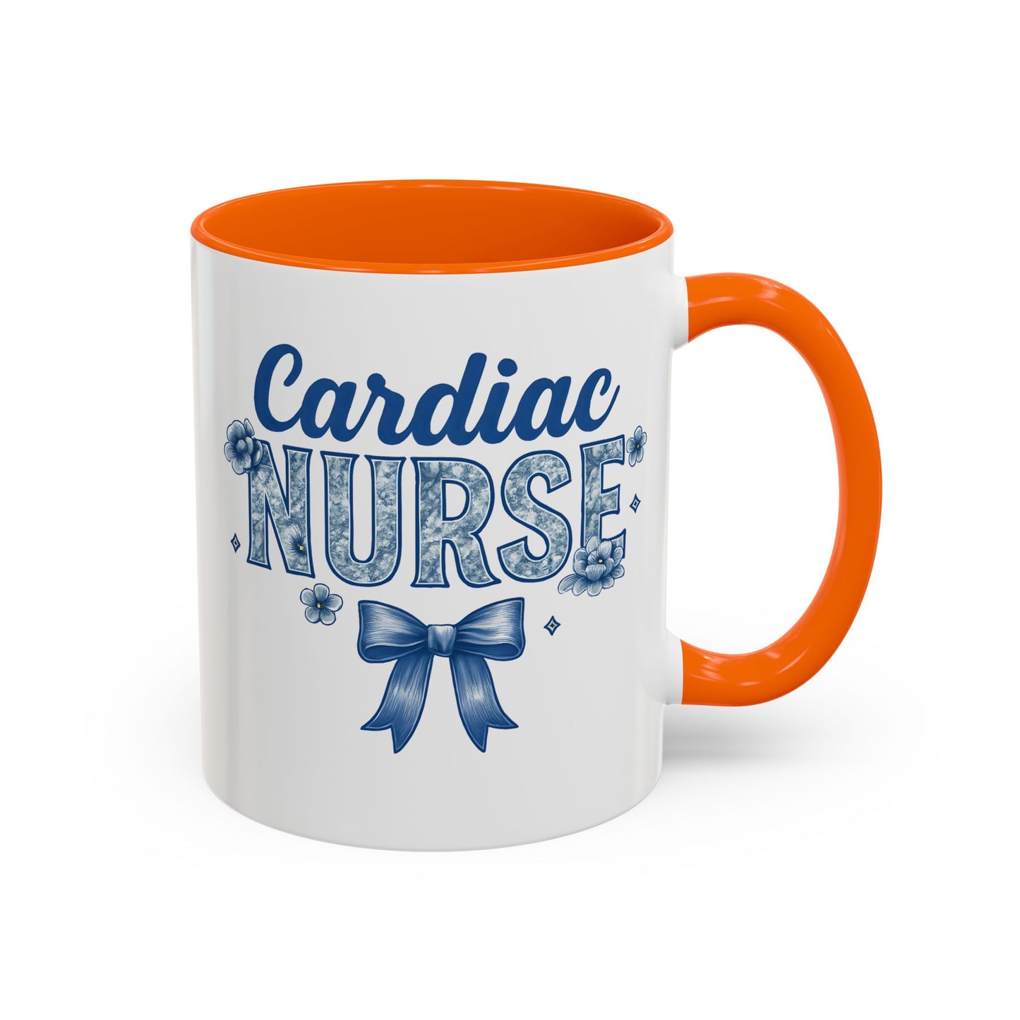 Chinoiserie Nurse Mug, Cardiac Nurse Mug, Cardiac ICU Mug, CVICU Nurse Mug, Cardiology Nurse Gift, Nurse Team Mug