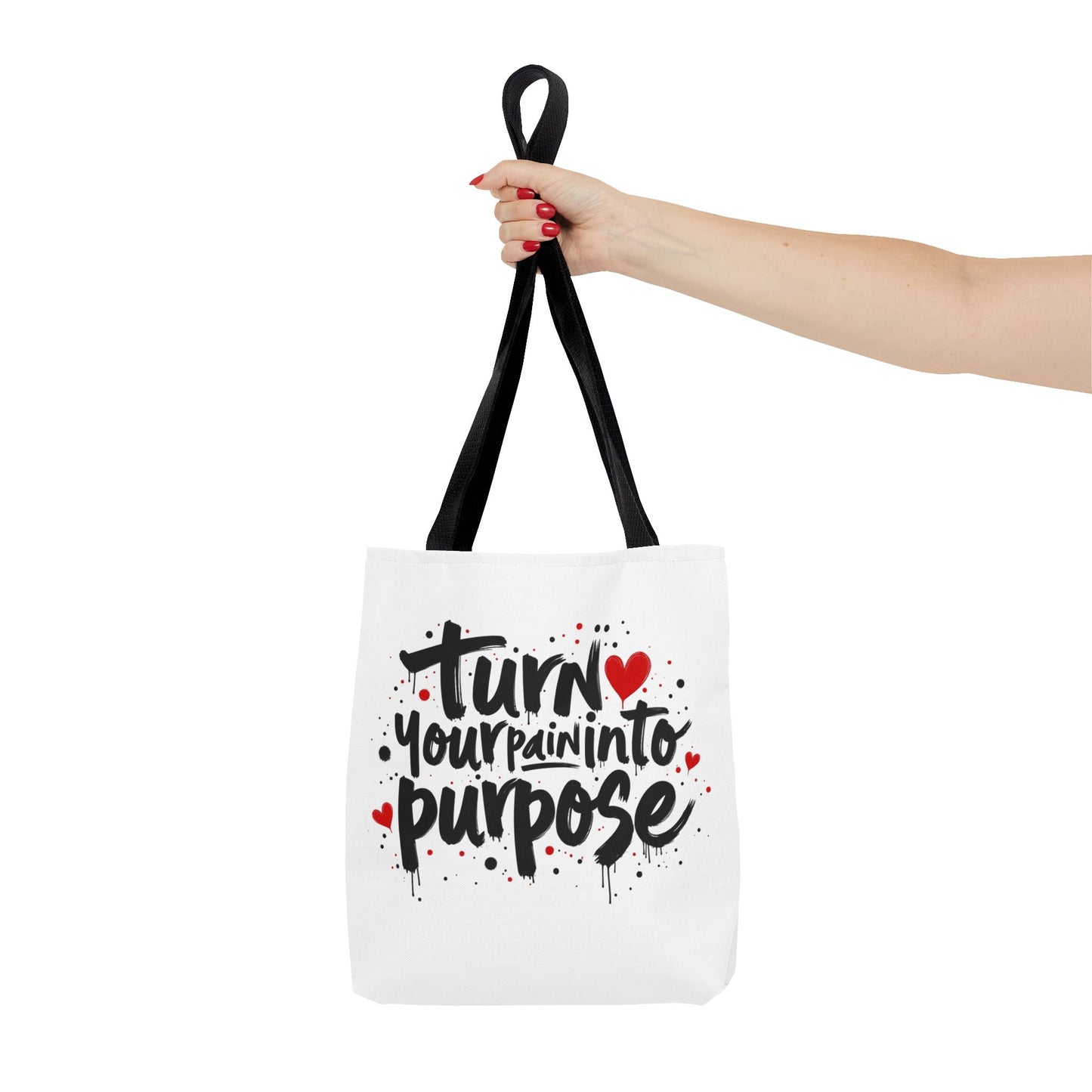 Enneagram 4 Inspirational Tote Bag, Turn Your Pain Into Purpose, Enneagram Type 4, Self Growth, Personality Types
