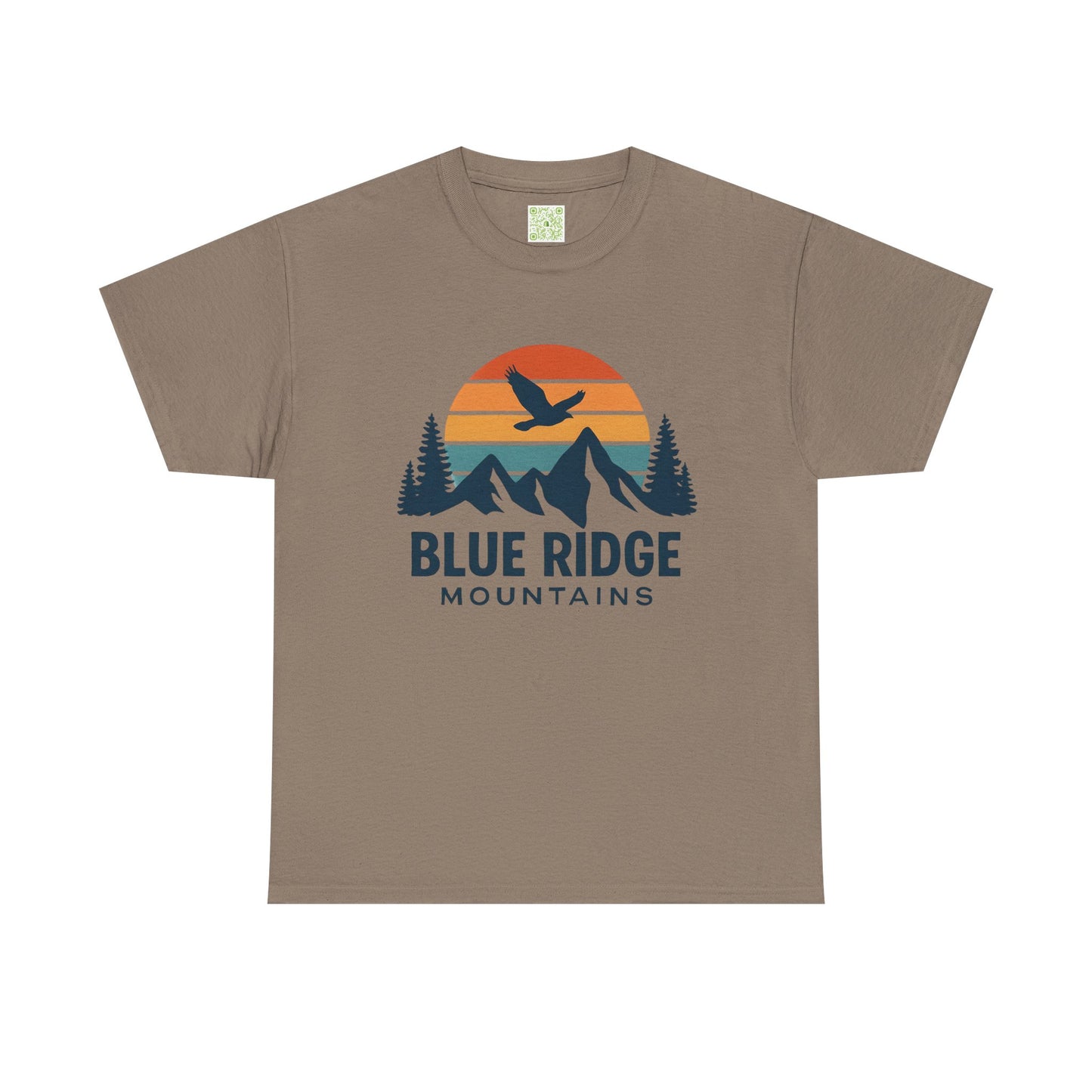 Blue Ridge Parkway Unisex Heavy Cotton Tee, Nature Lover Shirt, Blue Ridge Mountains, North Carolina Shirt, Camping Gift