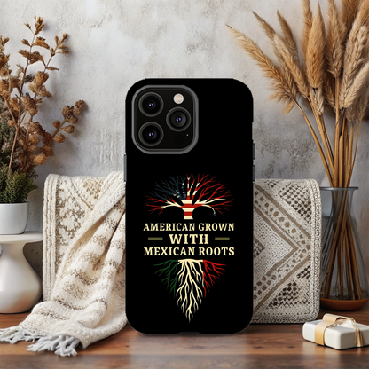 American Grown Magnetic Phone Case, Custom Tough Phone Cover, Unique Phone Accessory, Gift for Her, Multicultural Pride
