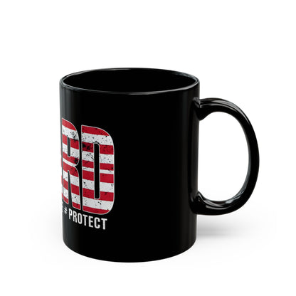 National Guard Patriotic Mug, Veteran Coffee Cup, Armed Forces Support Gift, Memorial Day & Independence Day Mug, USA Pride