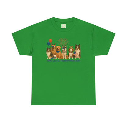 Patriotic Dog Lover Tee, USA Dogs Shirt, Fourth of July Shirt, Dog Shirt, America T-Shirt, Dog Lover, Patriotic Dog Shirt