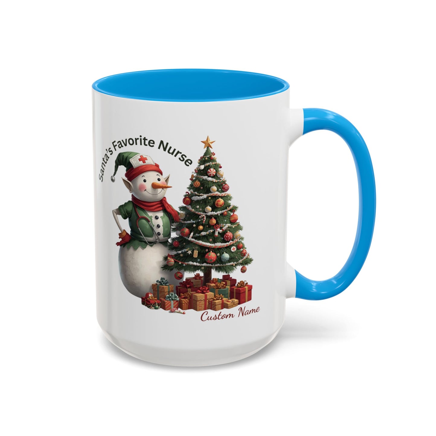 Nurse Christmas Mug, Future Nurse Gift, Nurse Practitioner, Snowman Mug, Nursing Graduation, Christmas Gifts