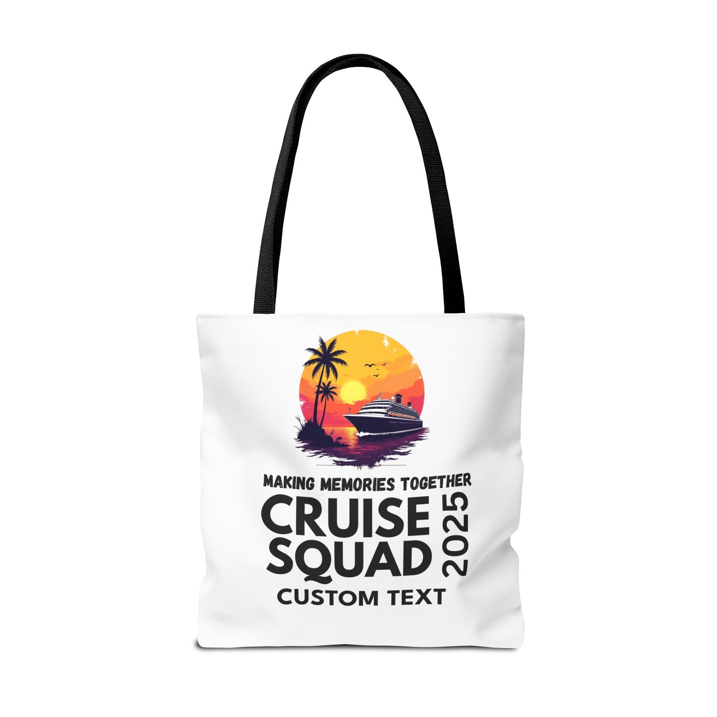 Personalized Cruise Squad Tote Bag, Family Cruise 2025, Matching Tote Bag, Vacation Tote, Family Vacation 2025, Cruise Bag