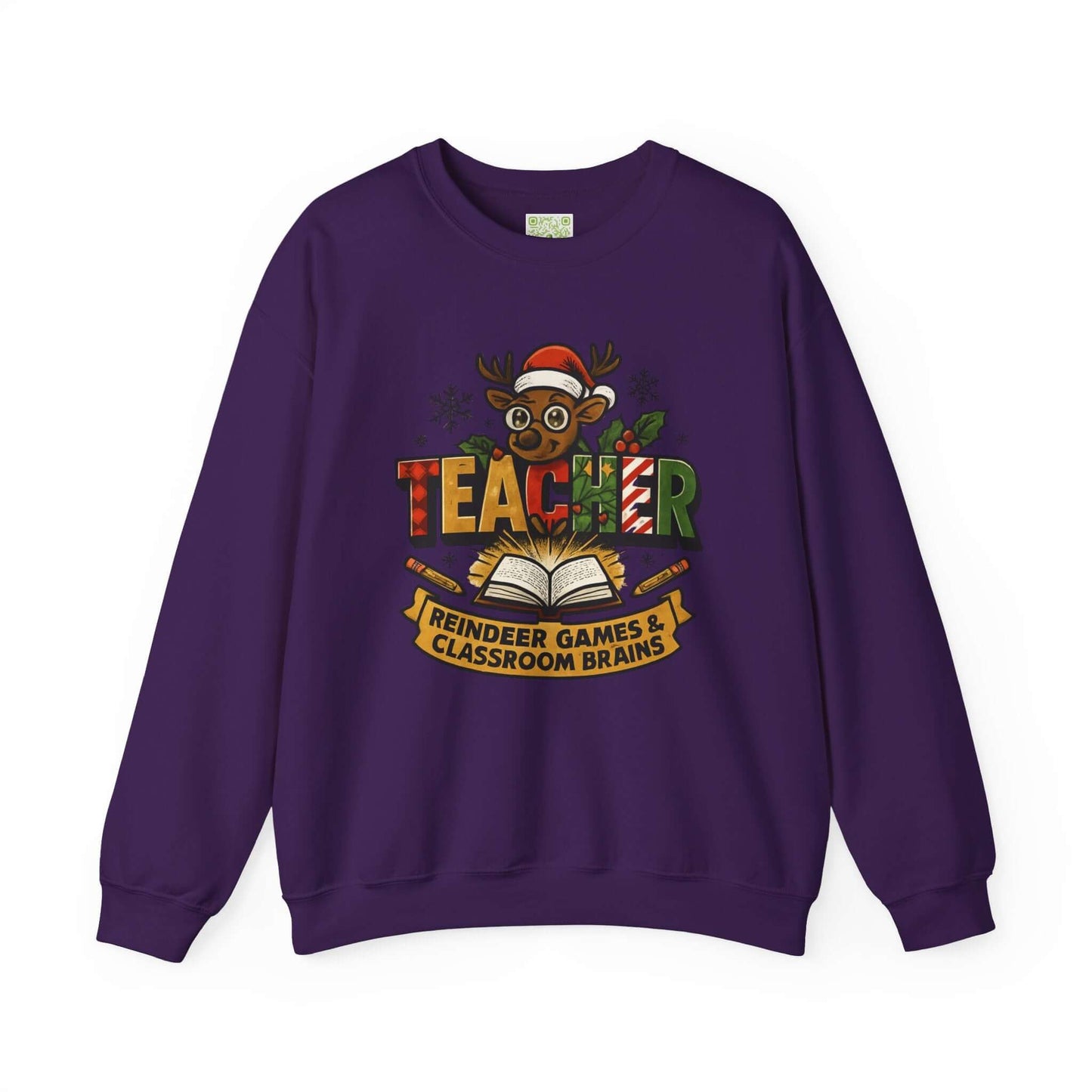 Reindeer Games Teacher Sweatshirt, Best Teacher Ever, Holiday Teacher, Teacher Xmas Gift, Santa's Favorite, Custom Name