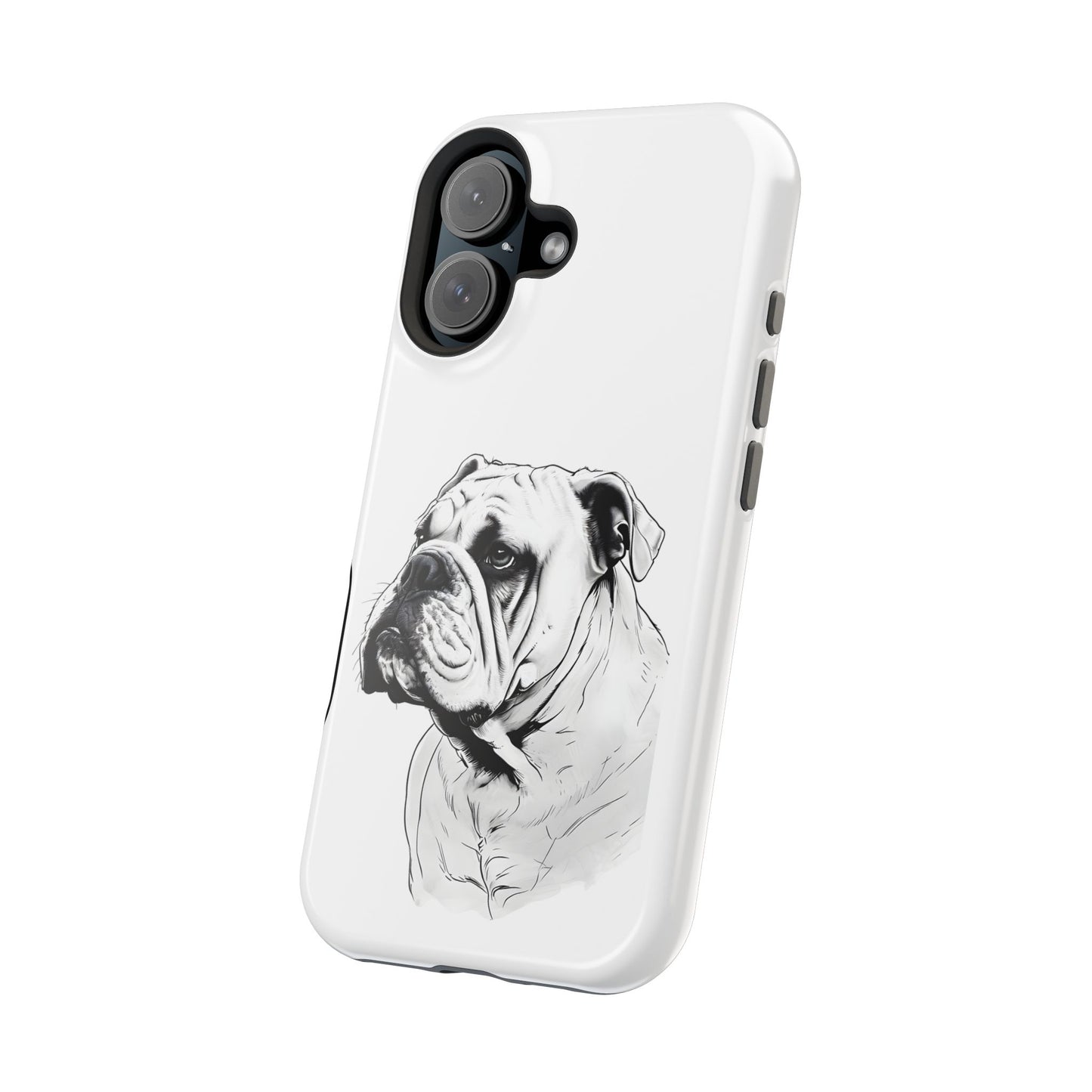Bulldog Magnetic Tough Cases - Durable Phone Protection, Pet Lovers Gift, Animal Accessories, Unique Design, Personalized Tech
