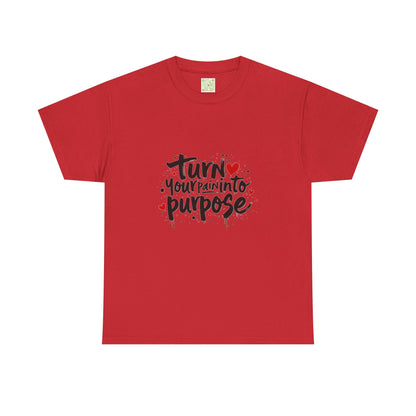 Enneagram Four Shirt, Turn Pain into Purpose Tee, Personality Type 4, Enneagram 4 Tee, Self Growth, Enneagram Types Gift