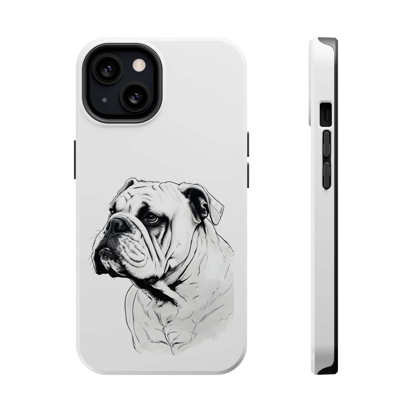 Bulldog Magnetic Tough Cases - Durable Phone Protection, Pet Lovers Gift, Animal Accessories, Unique Design, Personalized Tech