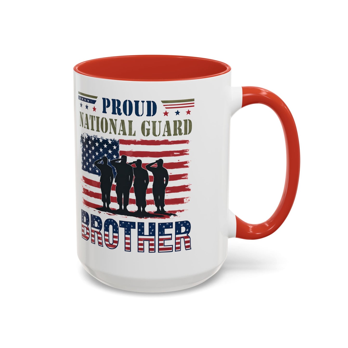 Proud National Guard Brother Coffee Mug, Veteran Appreciation Mug, Military Family Gift, Army Gifts, Tactical Gifts