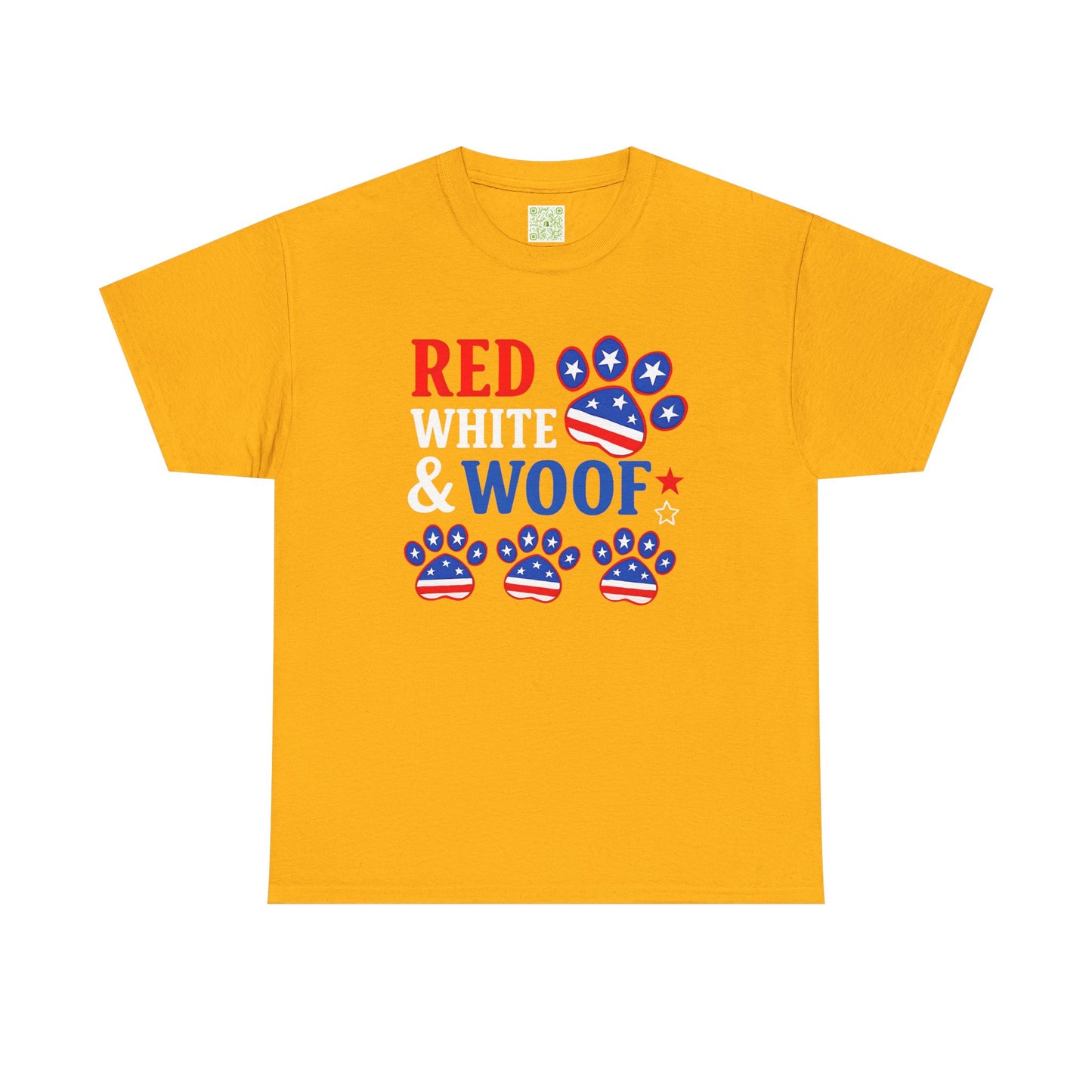 Patriotic Dog Lover Tee, USA Dogs Shirt, Red White & Woof, Fourth of July Shirt, American Shirt, Dog Lovers Gift