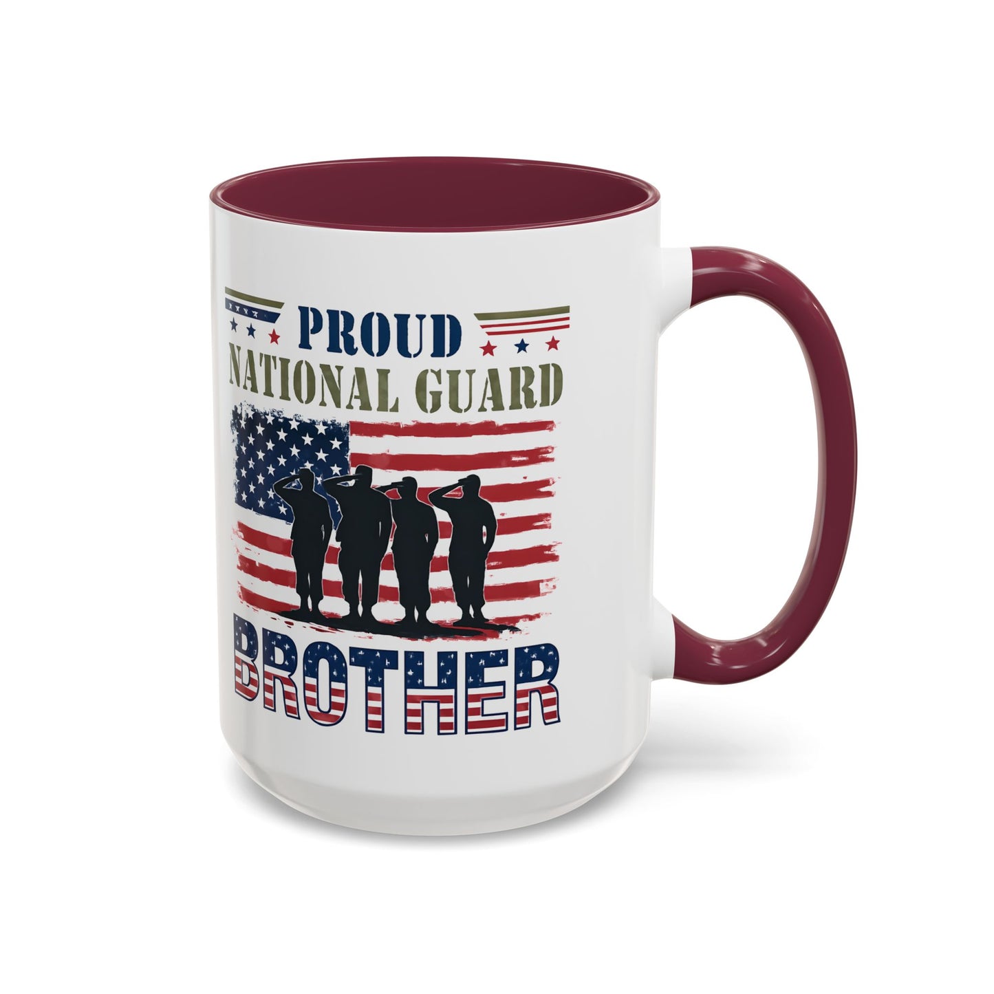National Guard, Proud Brother Coffee Mug, Veteran Appreciation Mug, Military Family Gift, Army Gifts, Tactical Gifts