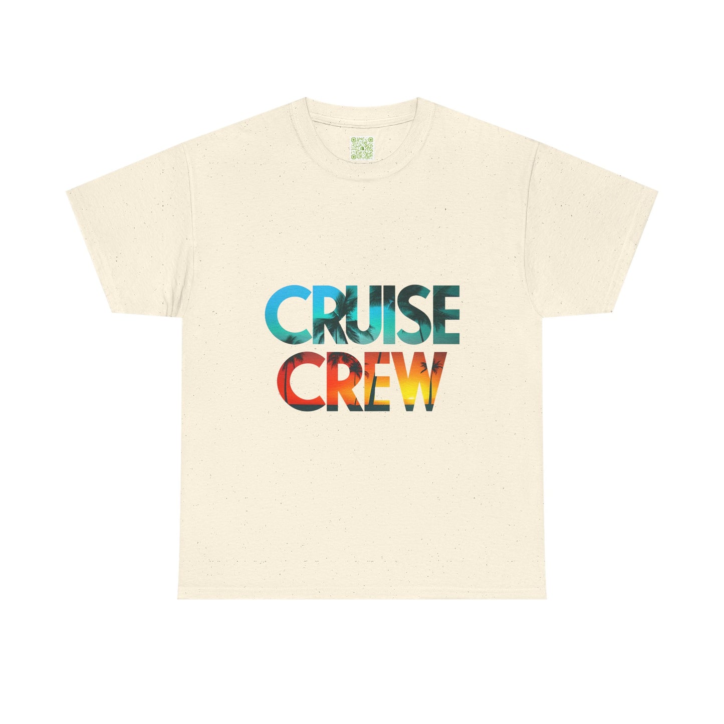 Cruise Crew Unisex Heavy Cotton Tee - Stylish Summer Vacation Shirt