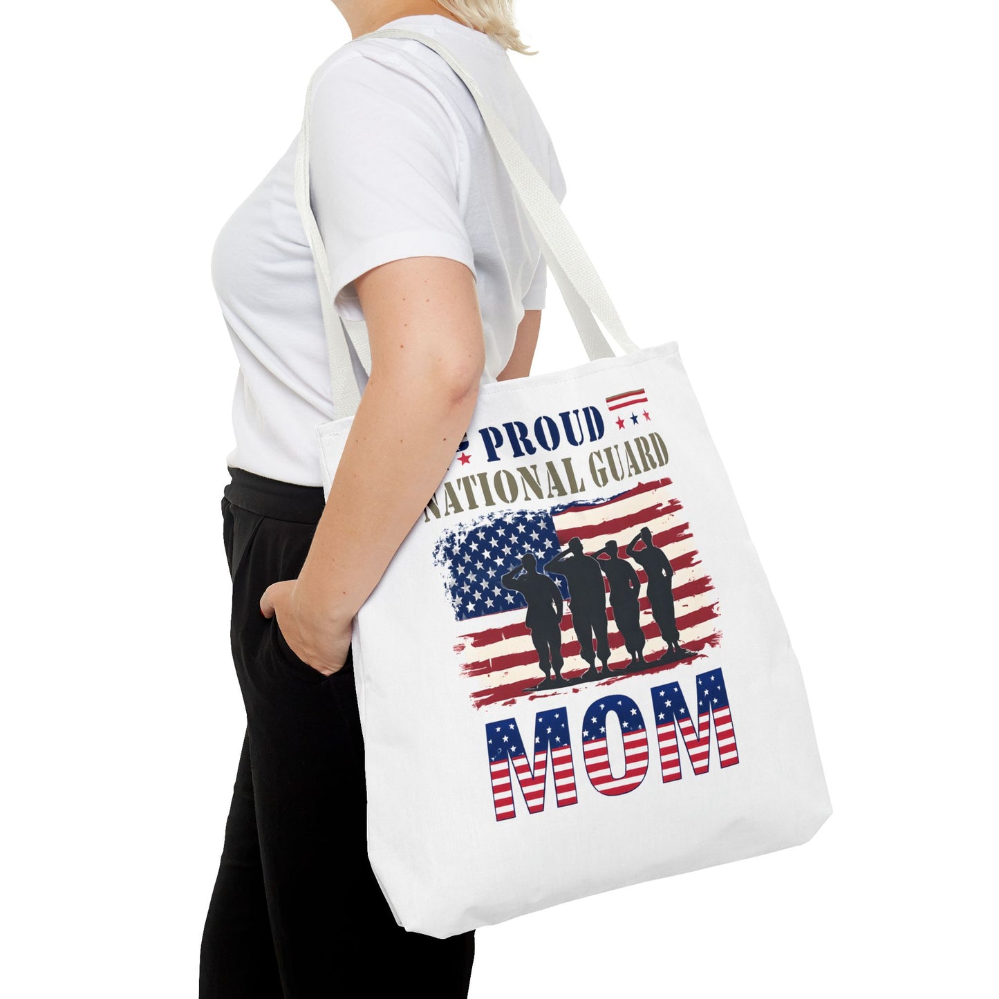 Proud National Guard Mom Tote Bag, Proud Army Mom, Marine Mom, Army Wife, Military Mom, Military Tote Bag, USA