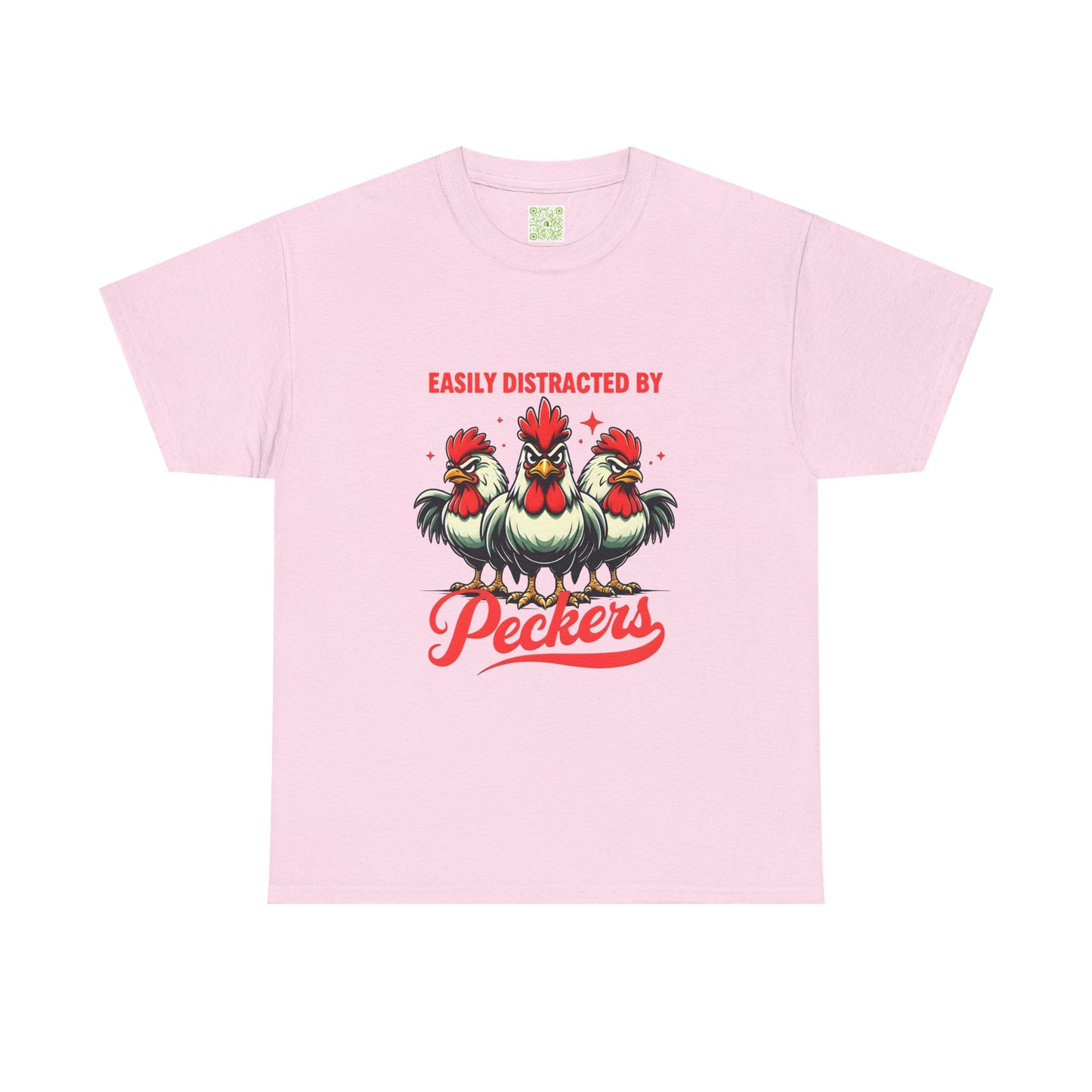 Easily Distracted By Peckers T-Shirt  | Naughty Tee Vibes & Dirty Joke Fun