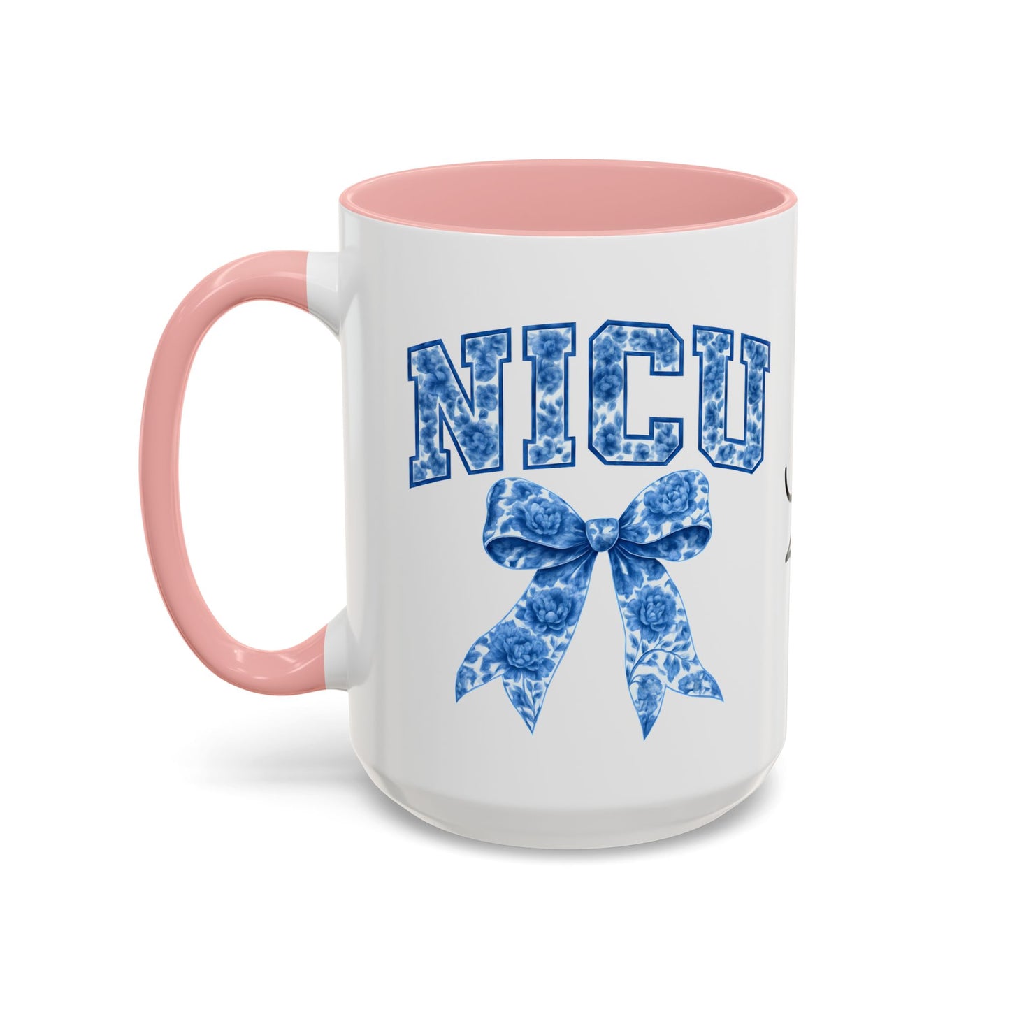 NICU Nurse Chinoiserie Accent Coffee Mug, Nurse Retirement Mug, NICU Nurse Mug, New Job Gift, Mug For NICU Nurse