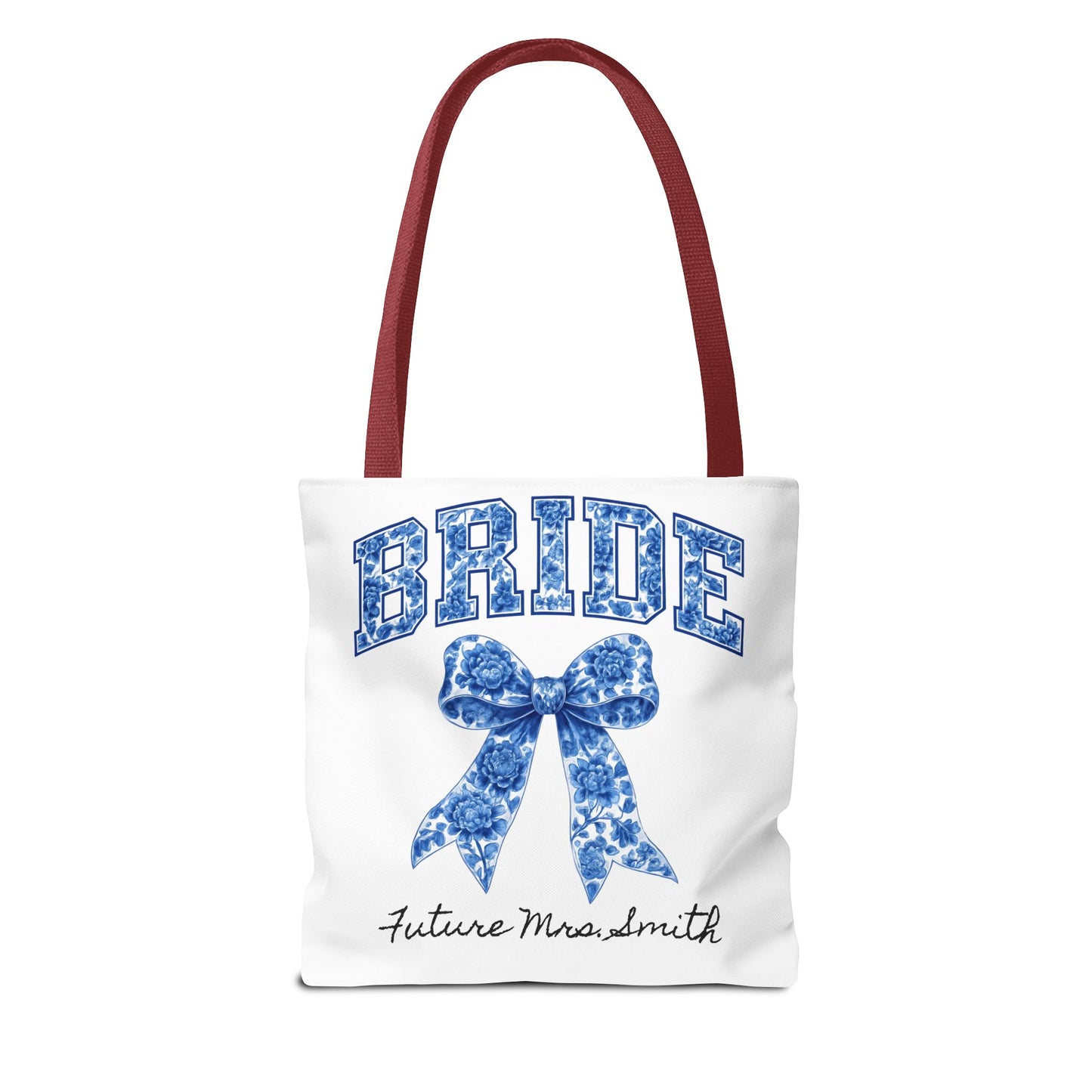 Bridal Tote Bag, Future Mrs. Smith Gift, Wedding Planning, Bride-to-Be Accessory, Personalized Bridal Shower Favor