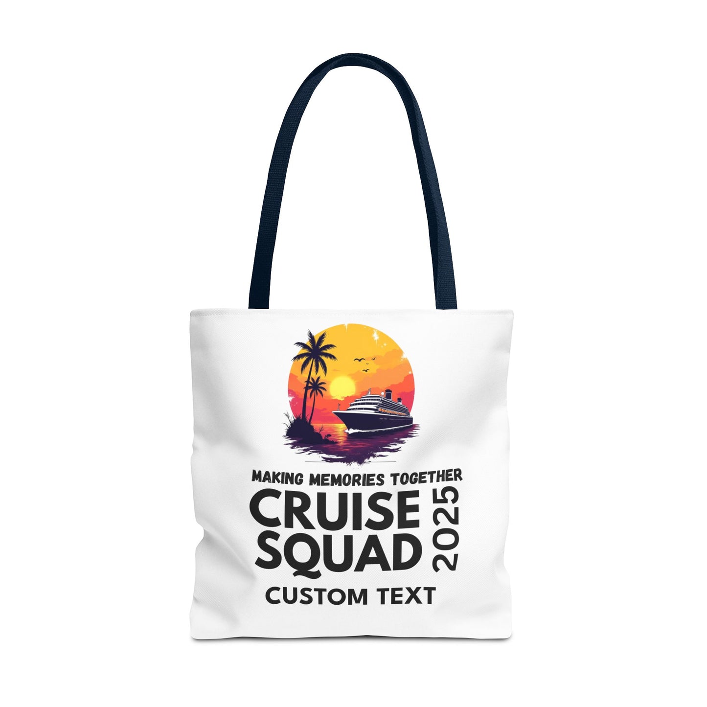 Personalized Cruise Squad Tote Bag, Family Cruise 2025, Matching Tote Bag, Vacation Tote, Family Vacation 2025, Cruise Bag