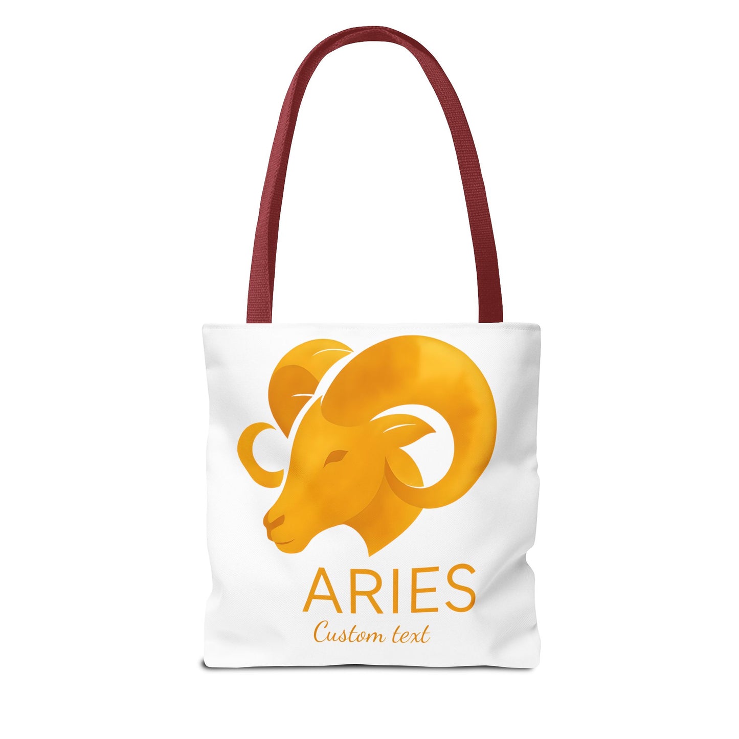 Aries Zodiac Personalized Tote Bag, Artistic Tote Bag, Astrology Bag, Unique Tote Bag, Aries Birthday Gift