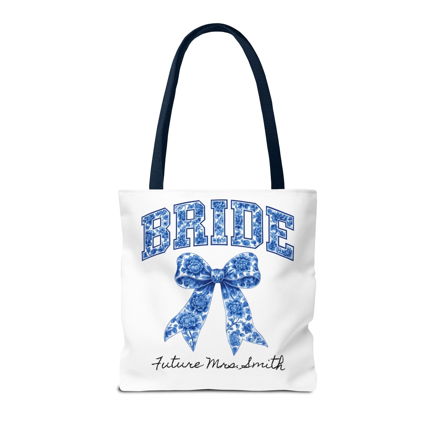 Bridal Tote Bag, Future Mrs. Smith Gift, Wedding Planning, Bride-to-Be Accessory, Personalized Bridal Shower Favor