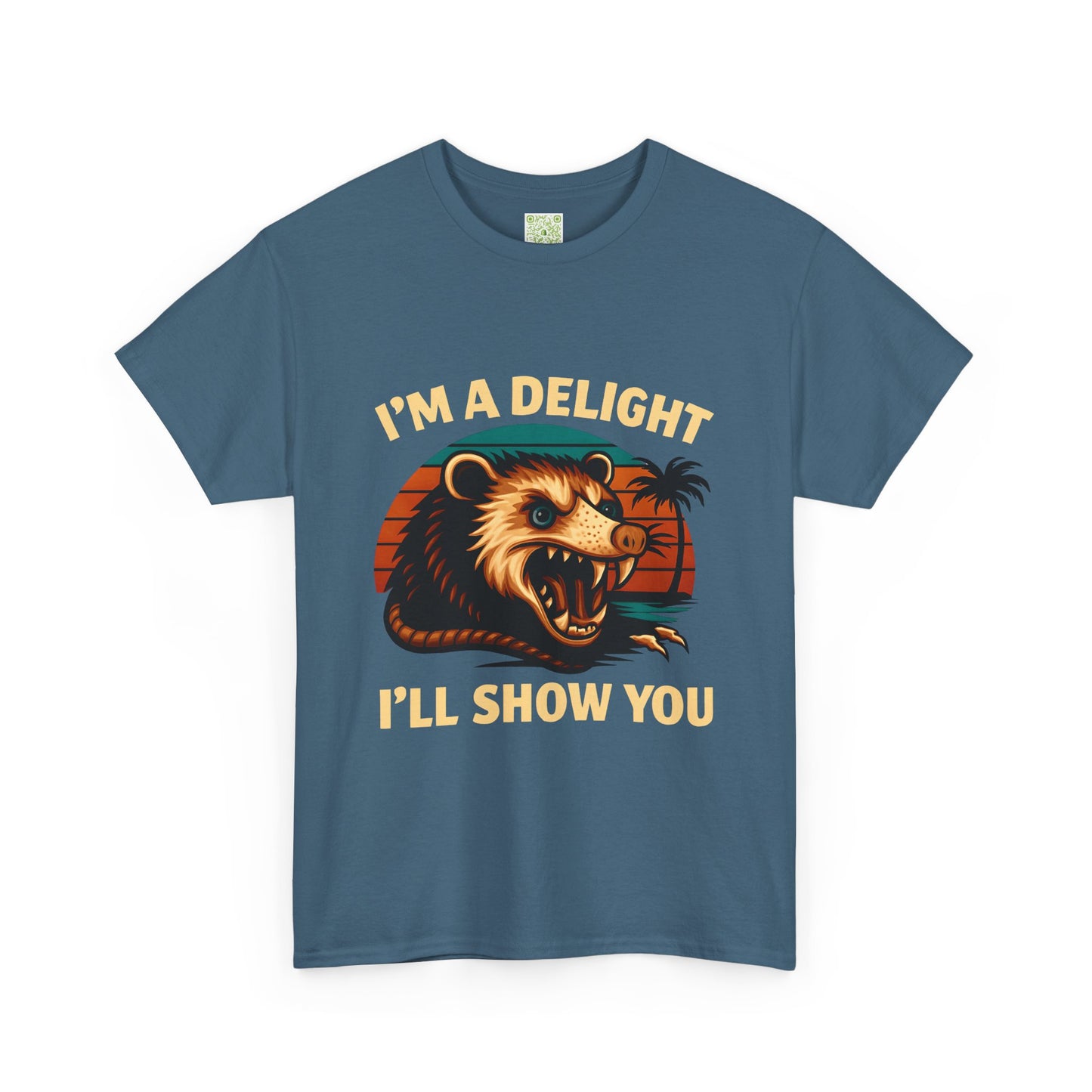 Angry Opossum Shirt, "I’m a Delight, I’ll Show You", Funny Opossum, Opossum Lover Shirt, Graphic Tee, Top Selling T-Shirts