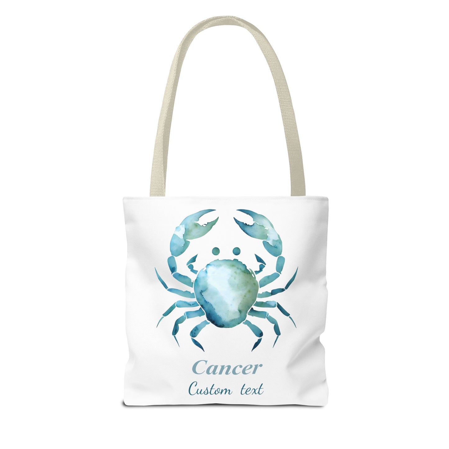 Cancer Zodiac Personalized Tote Bag, Astrology Lover Gift, Artistic Tote Bag, Trendy Tote Bag, Weekender Bag