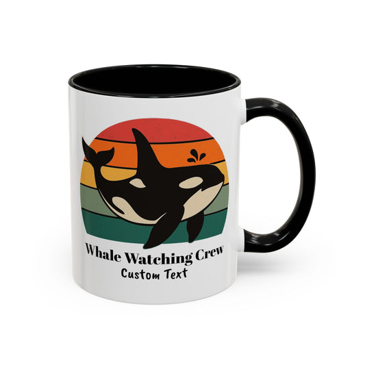 Personalized Orca Whale Coffee Mug, Whale Watching Mug, Whale Gifts, Alaskan Cruise, Blue Whale, Beluga Whale, Maui Excursion