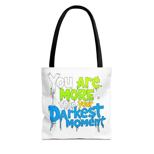 Enneagram Four Tote, Darkest Moment Tote, Enneagram Type 4, E4 Bag, Personal Growth, Personality Gift, Type Four