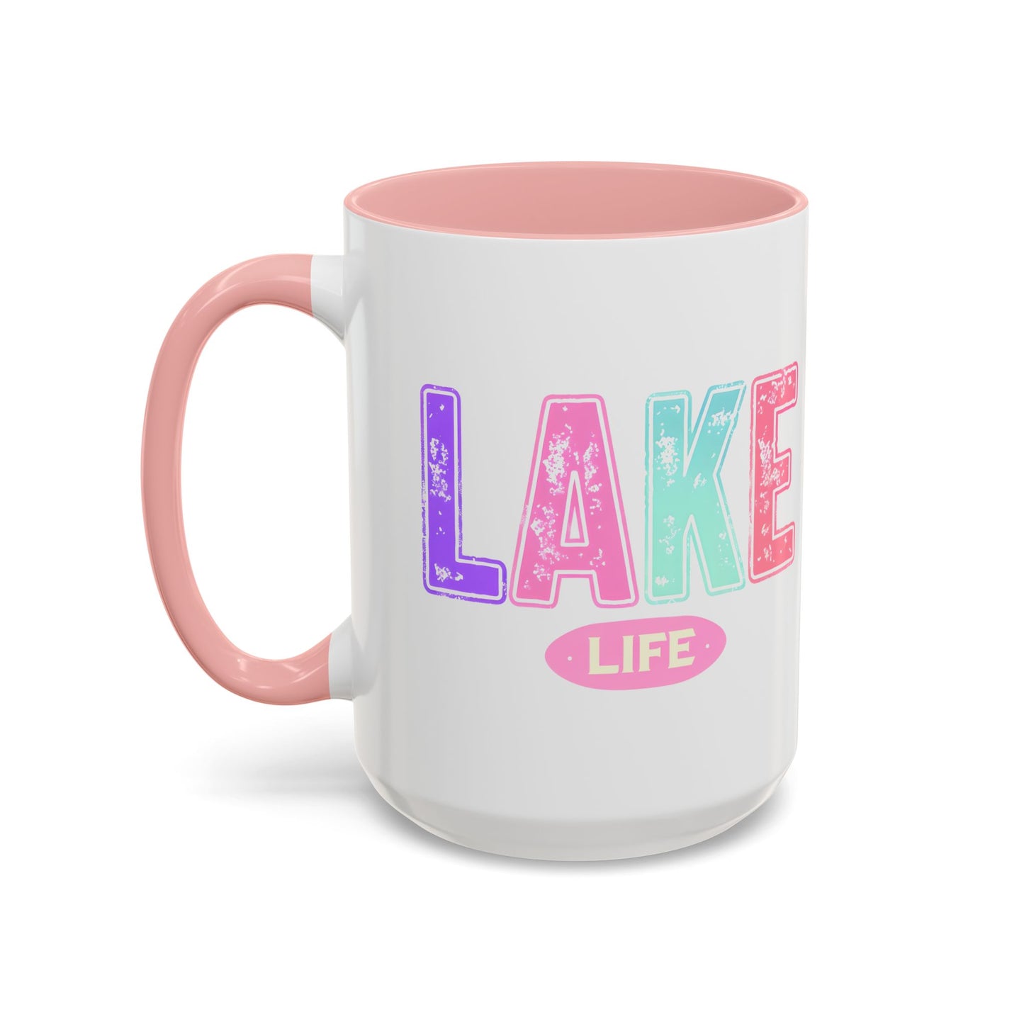 Lake Life Accent Coffee Mug, Great Lakes Mug, Michigan Gifts, Lake Vibes, Modern Mug, Lake House Gifts, Lakehouse Decor