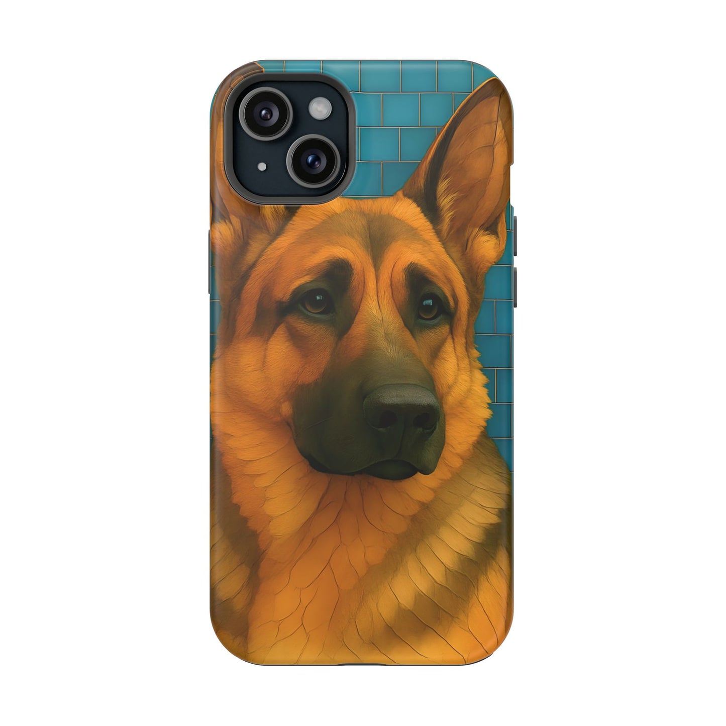 German Shepherd Mosaic Phone Case, German Shepherd Mom Gift, Dog Phone Case, Pet Gift, Dog Lover Present, iPhone Dog Case