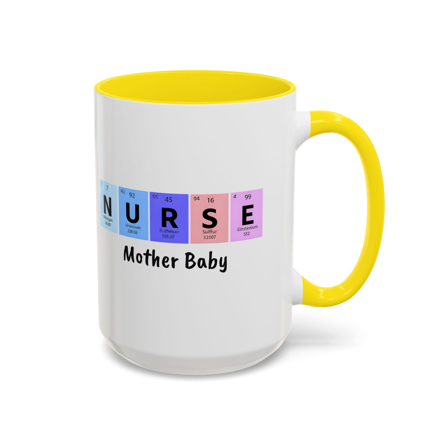 Nurse Mother Baby Coffee Mug, Nurse Practitioner Gift, Labor Delivery Nurse, Postpartum Nurse, Nursery Nurse Mug