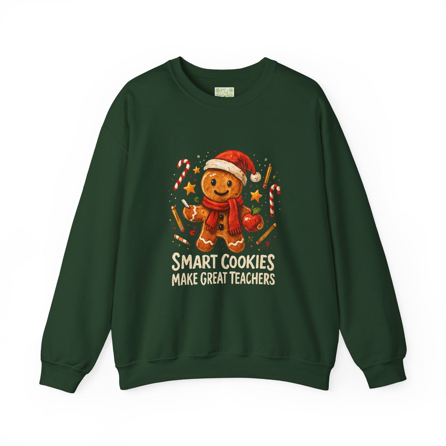 Gingerbread Teacher Sweatshirt, Best Teacher Ever, Festive Educator Gift, Teacher Holiday Gift, Xmas Gift, Santas Favorite