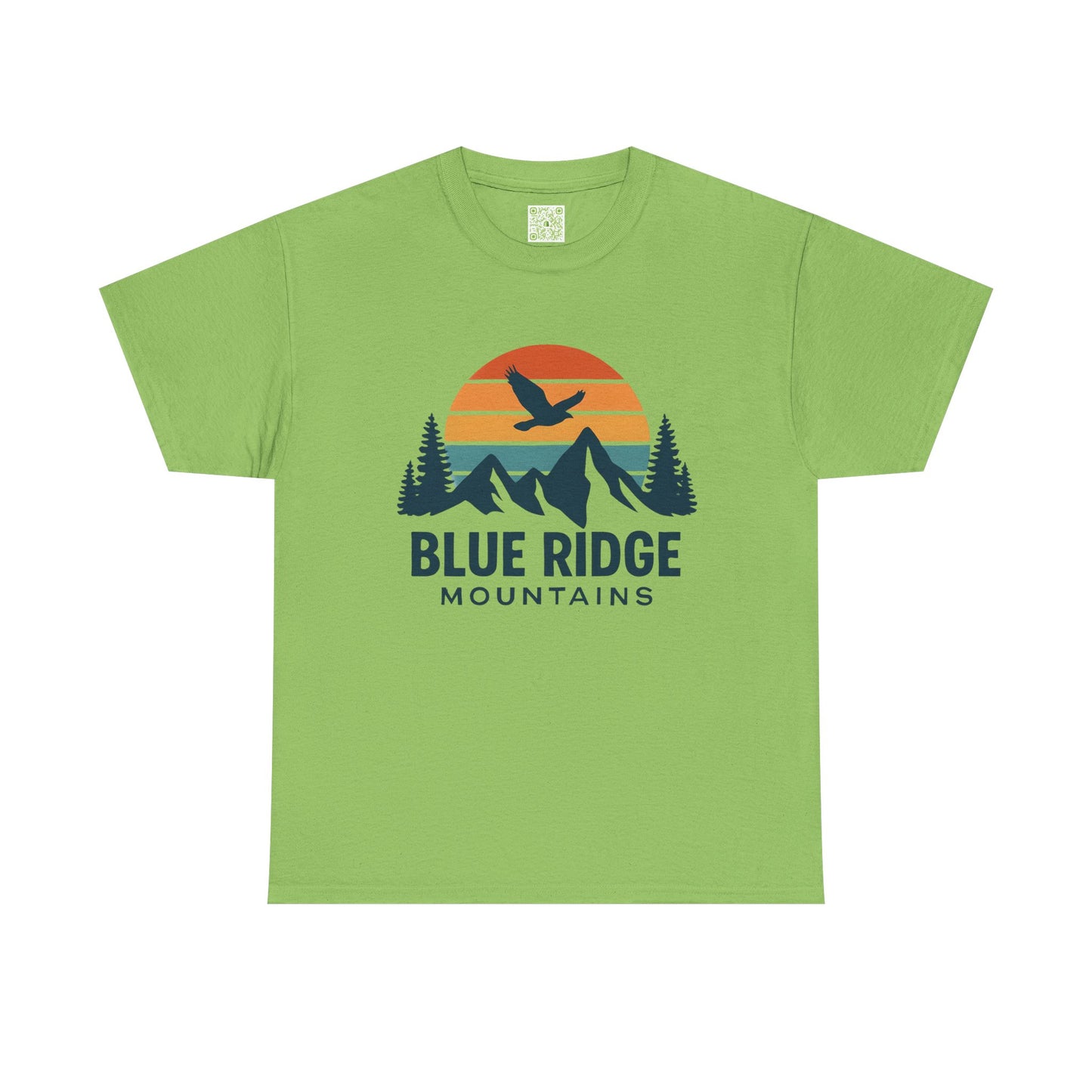 Blue Ridge Parkway Unisex Heavy Cotton Tee, Nature Lover Shirt, Blue Ridge Mountains, North Carolina Shirt, Camping Gift