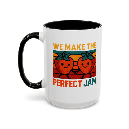 Humorous Strawberry Jam Coffee Mug, Summer Vibes Mug, Strawberry Mug, Food Humor Mug, Hilarious Mug, Gift Idea