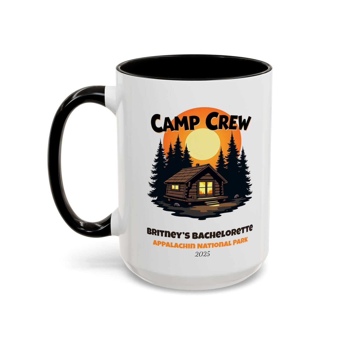 Camp Crew Accent Coffee Mug, Hen Party Favors, Camp Bachelorette, Bachelorette Cup, Girls Trip Gifts, Bride Tribe