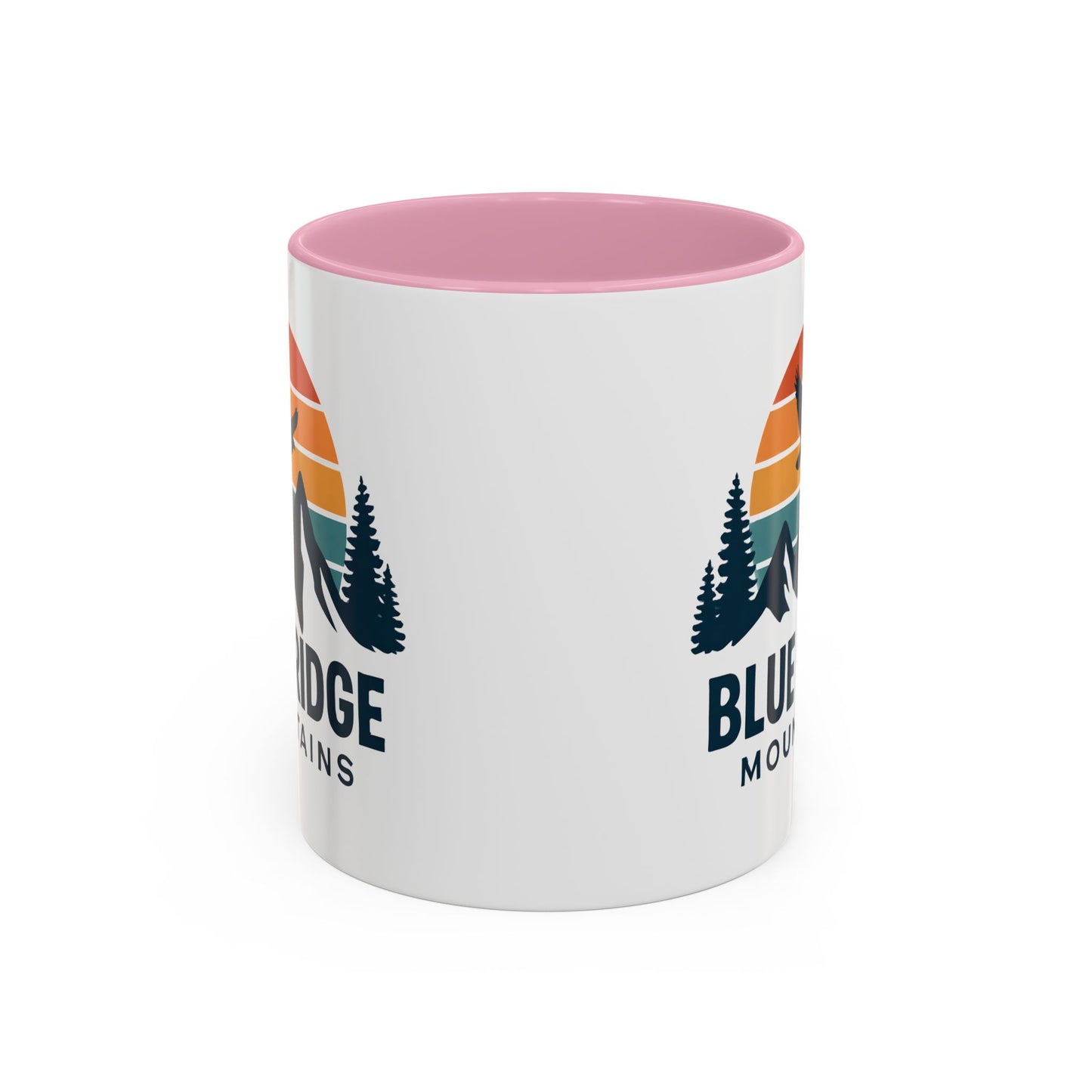 Blue Ridge Mountains, One Happy Camper, Accent Coffee Mug, Blueridge Mug, Blue Ridge Parkway, Camping Coffee Mug, Camping Gift