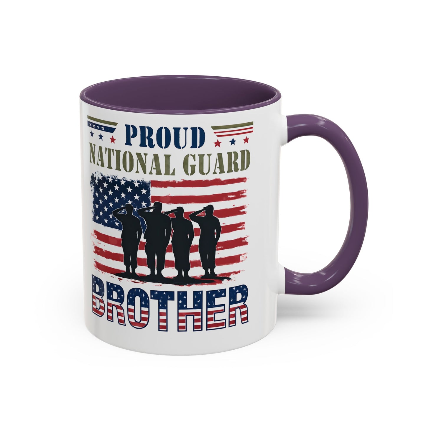 Proud National Guard Brother Coffee Mug, Veteran Appreciation Mug, Military Family Gift, Army Gifts, Tactical Gifts