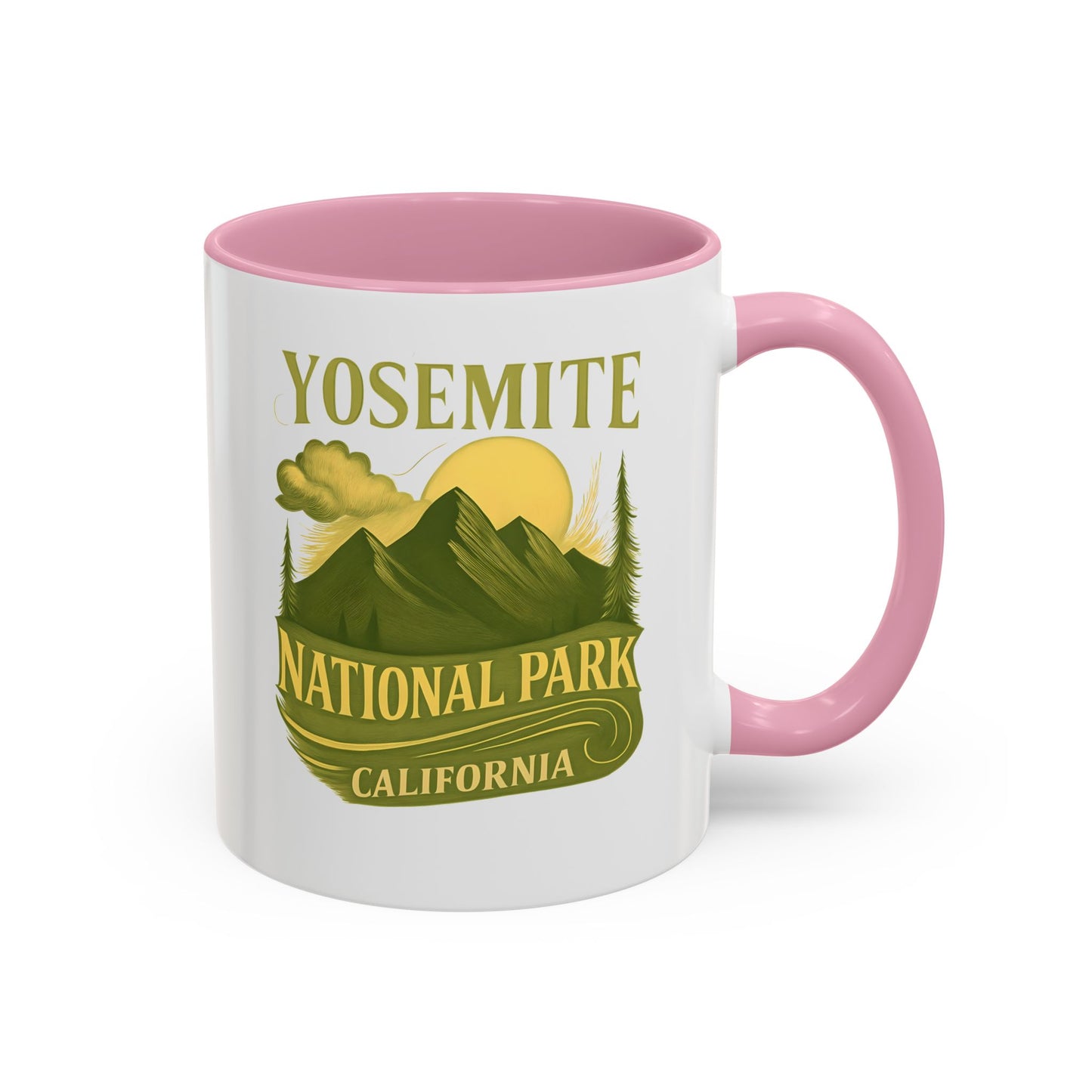 Yosemite National Park Accent Mug, Yosemite Gift, Yosemite Travel Gift, California Trip, Granola Girl Gift