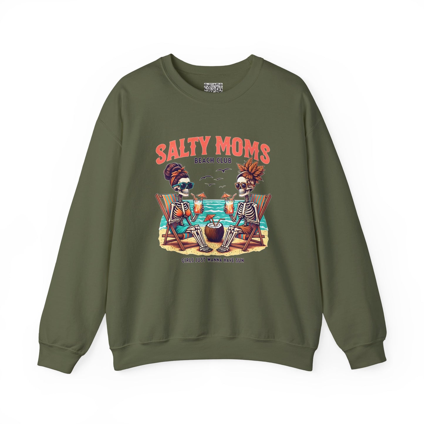 Salty Moms Beach Club Sweatshirt, Beach Club Shirt, Summer Vibes, Girls Wanna Have Sun, Stay Salty Shirt, Beach Days
