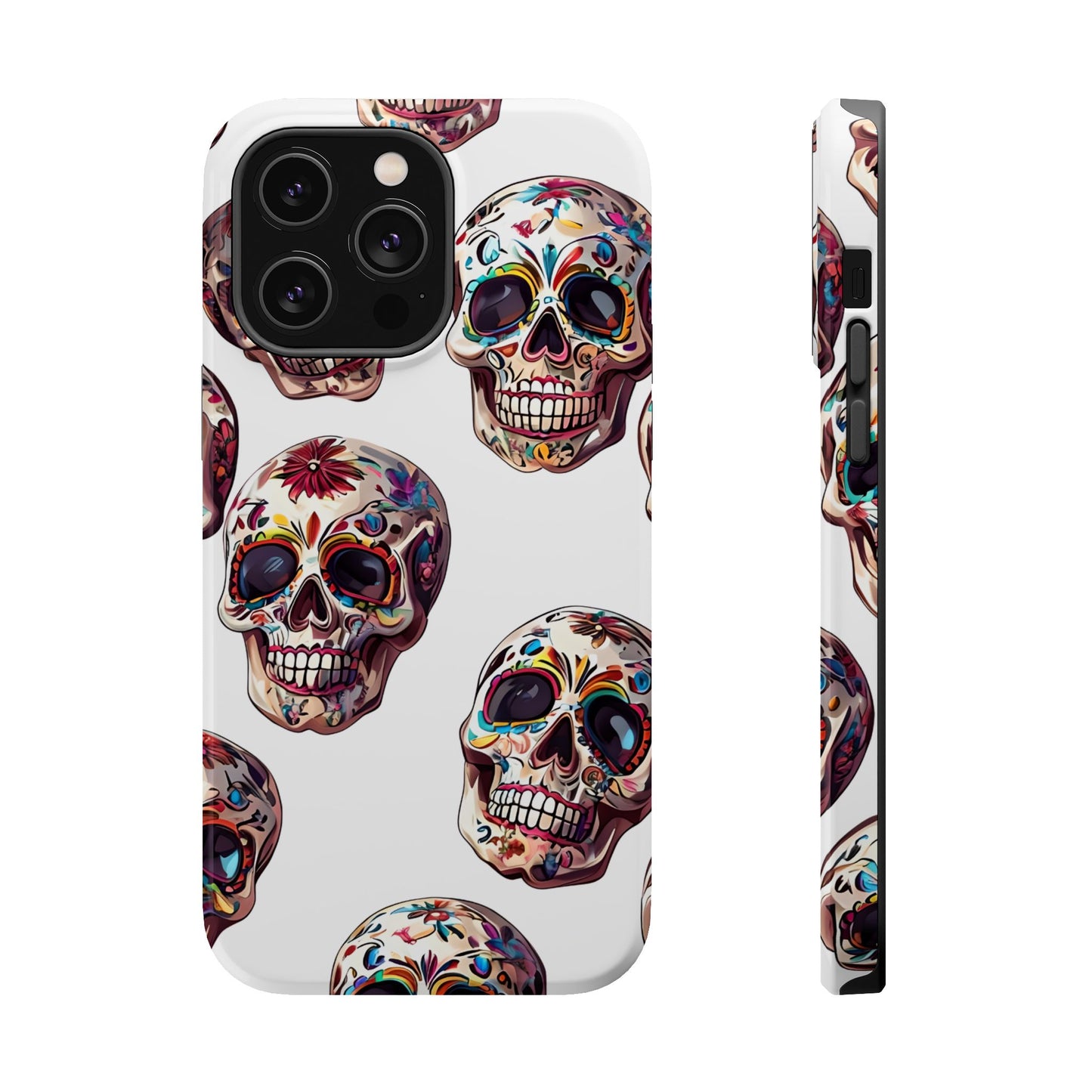 Sugar Skull Phone Case, Dia De Los Muertos, Day Of The Dead, Mexican Tradition, Sugar Skull Art, Wireless Charger