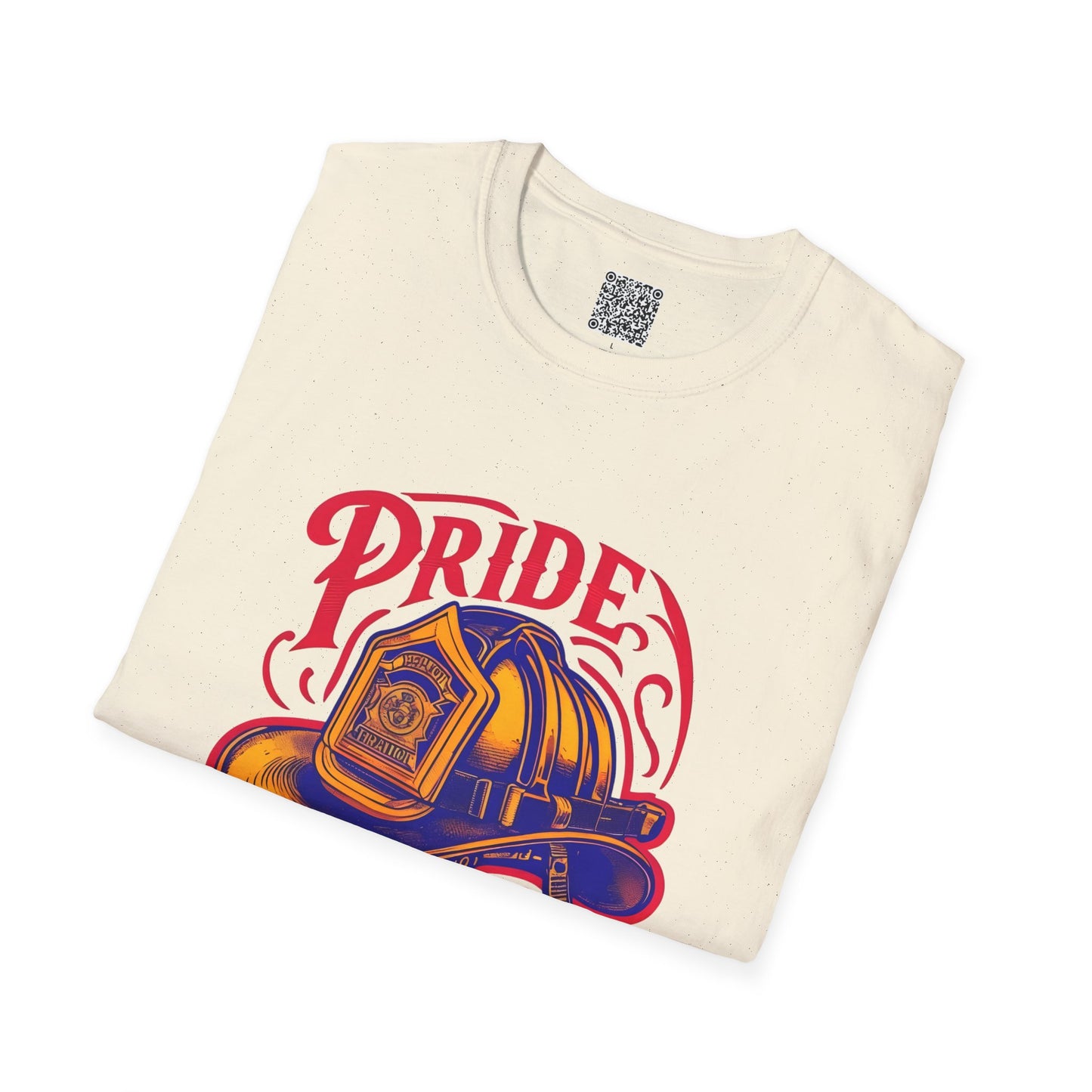 Firefighter Pride T-Shirt, Honor Tradition Tee, Unisex Softstyle Shirt, First Responder Gift, Fire Department Apparel