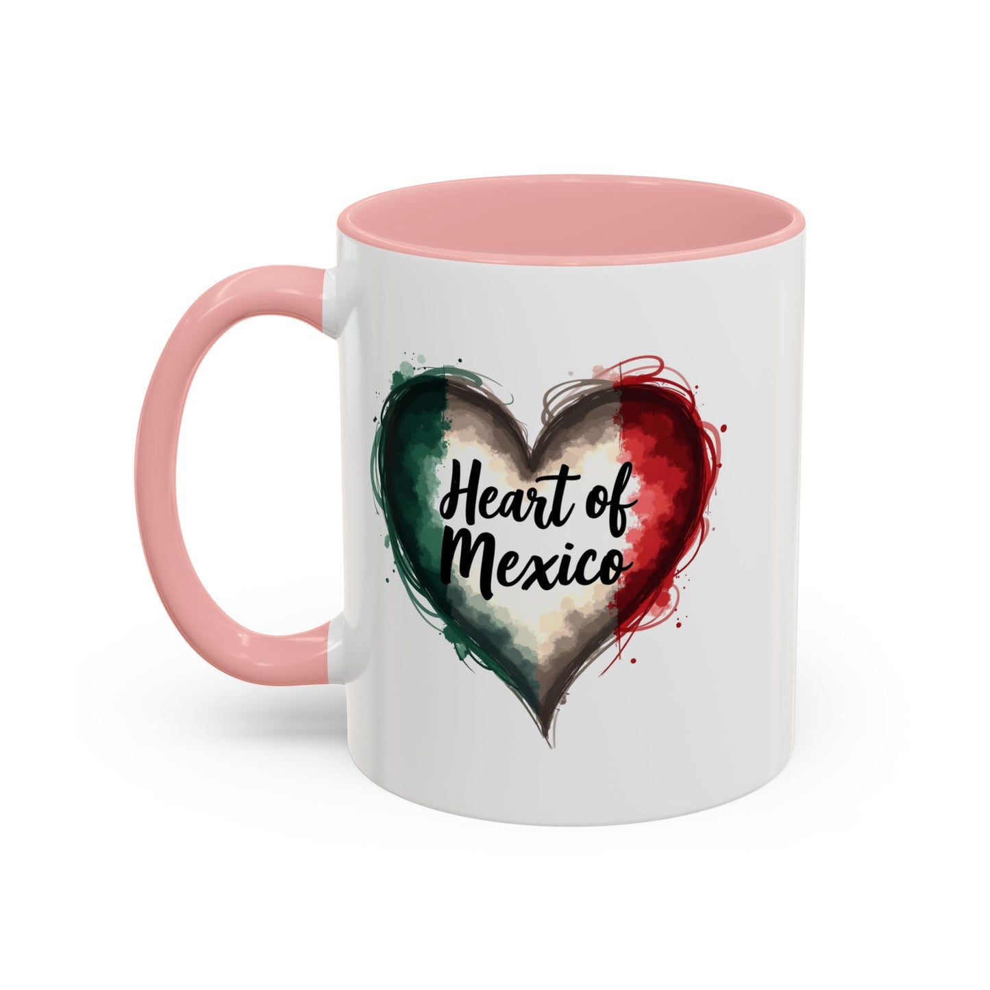 Heart of Mexico Coffee Mug, Hispanic Heritage Mug, Mexican Pride Gift, Immigrant Rights, Mexican Culture, Resistance Mug