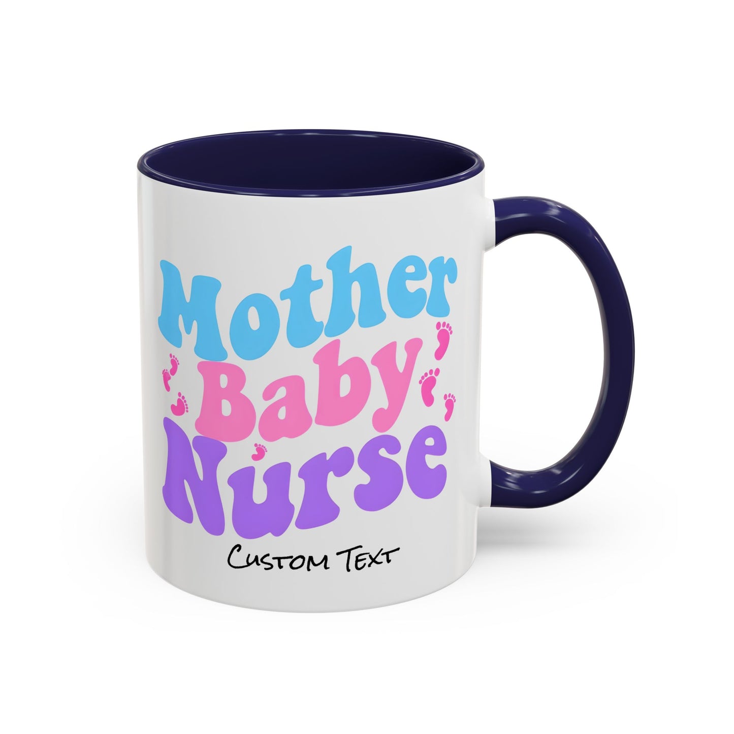 Retro Mother Baby Nurse Coffee Mug, Nurse Practitioner Gift, Labor and Delivery Nurse, Postpartum Gift, Nursery Nurse Cup