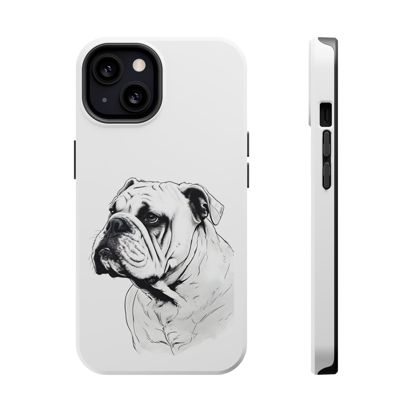 Bulldog Magnetic Tough Cases - Durable Phone Protection, Pet Lovers Gift, Animal Accessories, Unique Design, Personalized Tech
