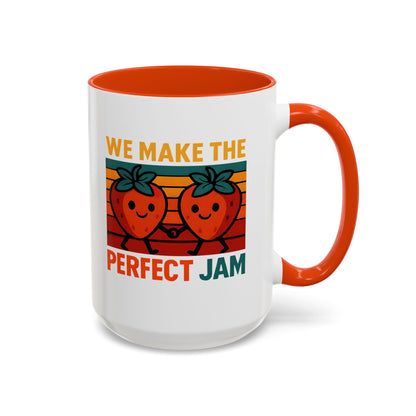 Humorous Strawberry Jam Coffee Mug, Summer Vibes Mug, Strawberry Mug, Food Humor Mug, Hilarious Mug, Gift Idea