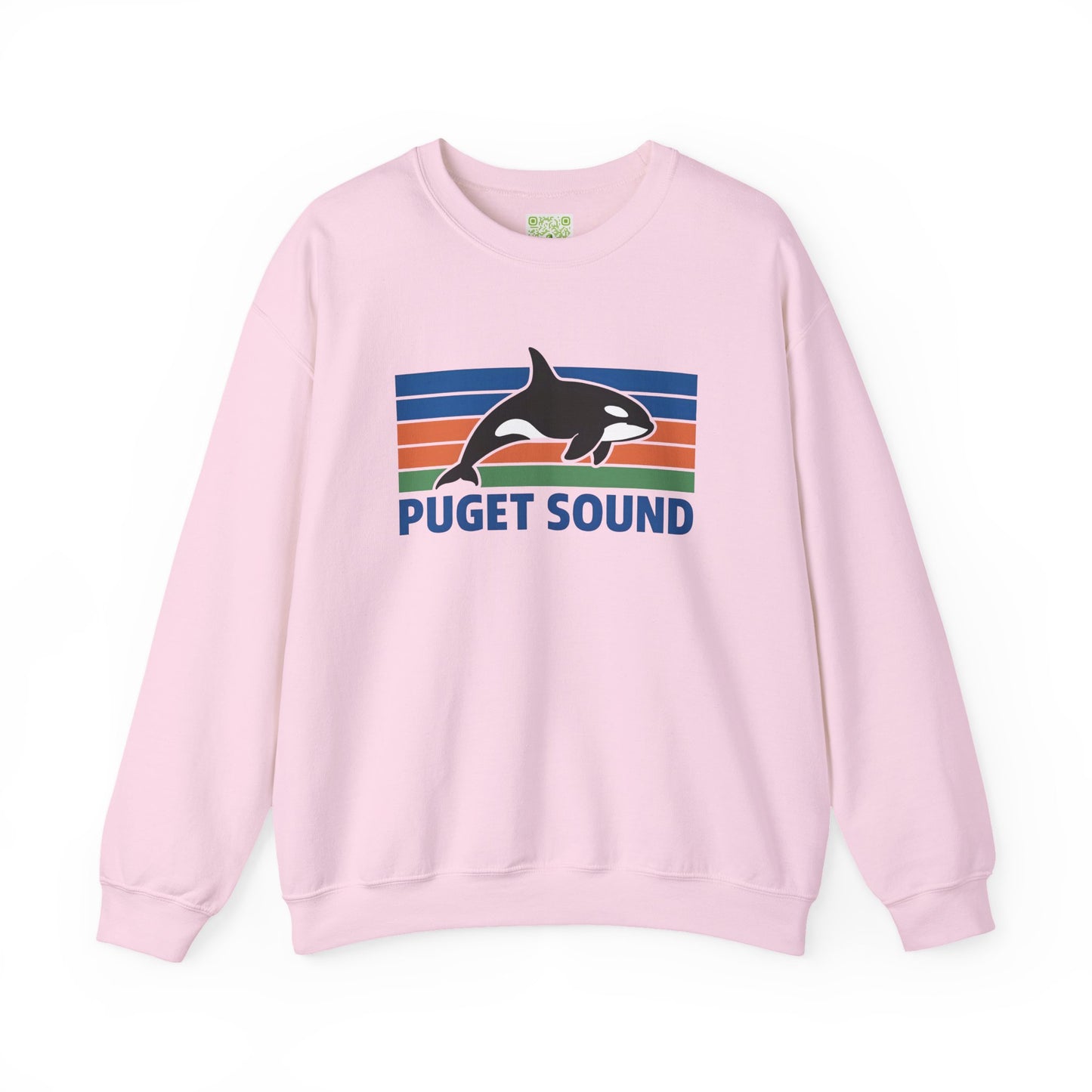 Puget Sound Orca Whale Crewneck Sweatshirt, Orca Whale Shirt, Whale Sweatshirt, Orca Shirts, Whale Gift