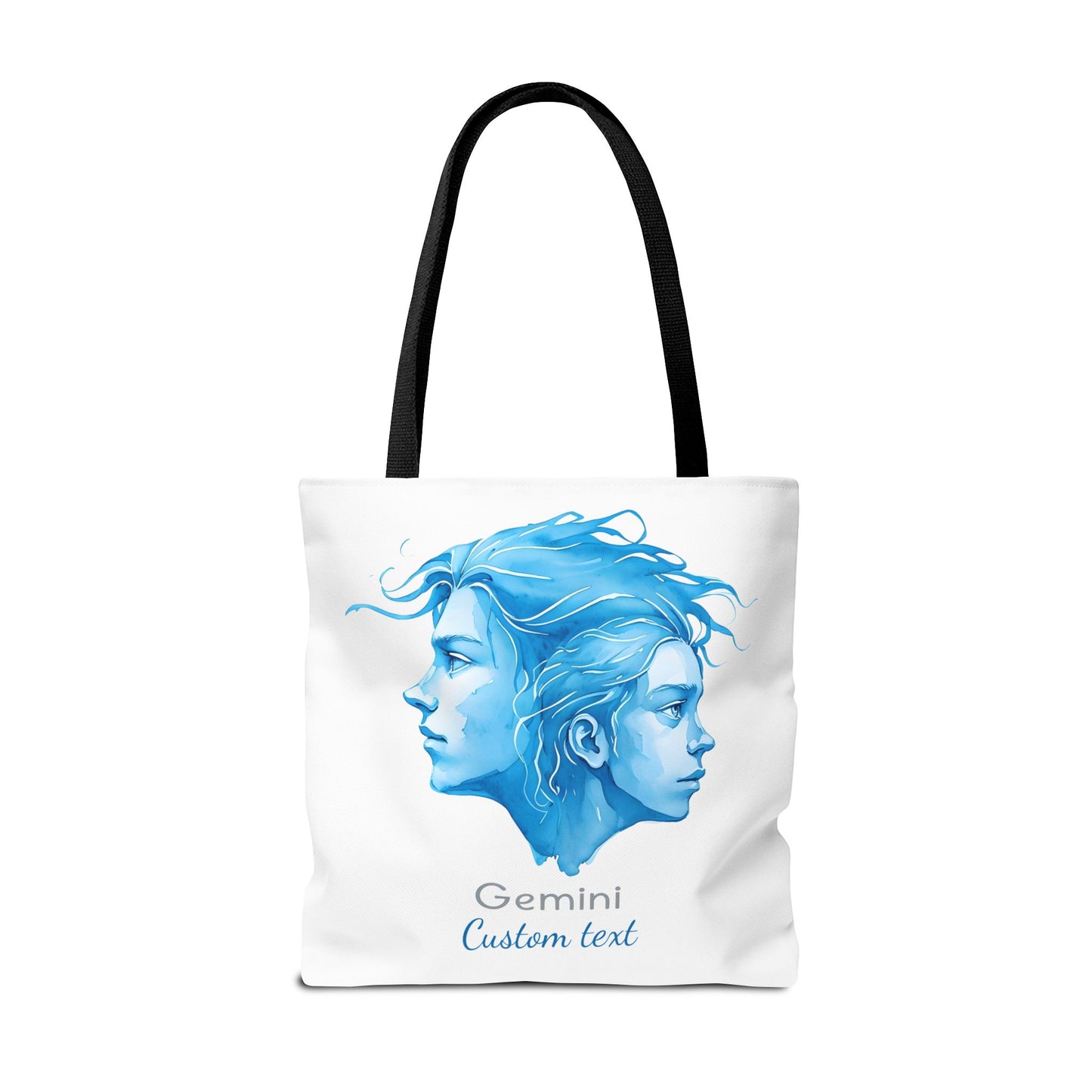 Gemini Zodiac Personalized Tote Bag, Astrology Lover Gift, Artistic Tote Bag, Gemini Birthday Gift, Trendy Tote