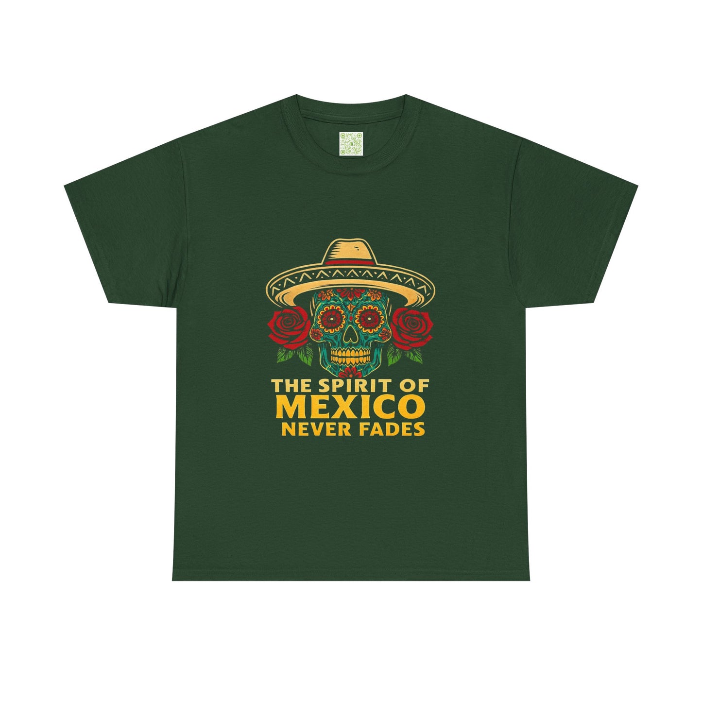 Spirit of Mexico Never Fades Tee, Hispanic Heritage, Mexican Pride, Immigrant Rights, Mexican Culture, Brown Pride Shirt