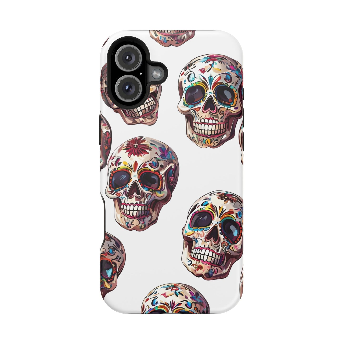 Sugar Skull Phone Case, Dia De Los Muertos, Day Of The Dead, Mexican Tradition, Sugar Skull Art, Wireless Charger