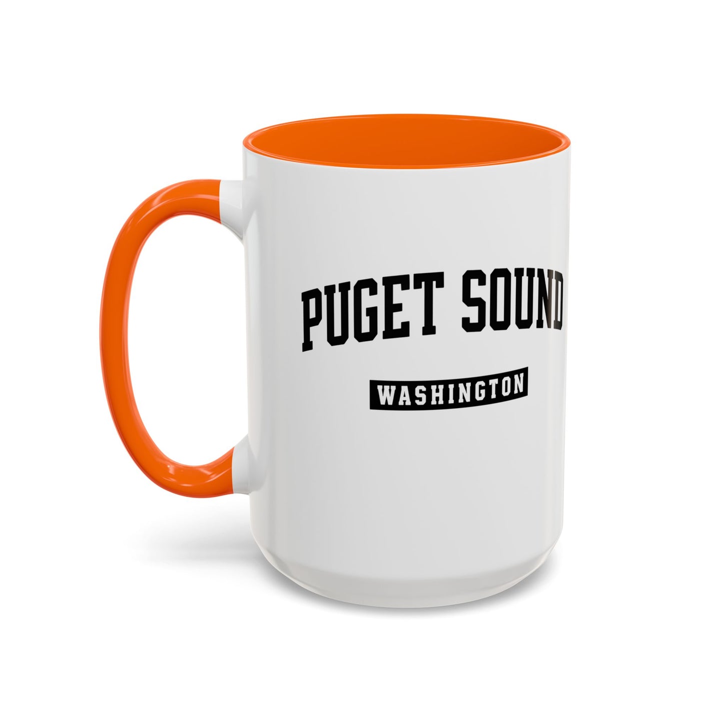 Puget Sound Washington Accent Coffee Mug, Tacoma, Puget Sound Gift, Puget Sound WA, Washington Souvenir, Puget Sound Mug